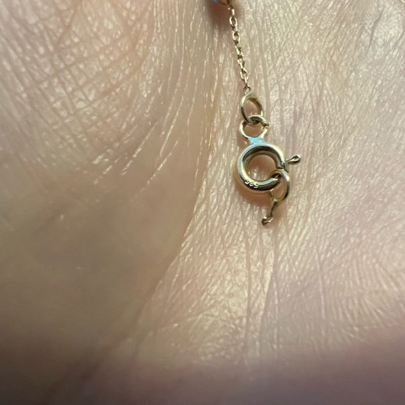 10 karat gold evil eye bracelet - Picture 3 of 3